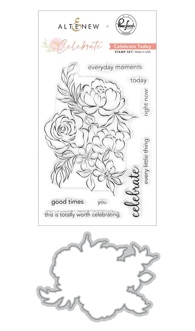Altenew Stamp & Die Bundle Celebrate Today Stamp & Die Bundle