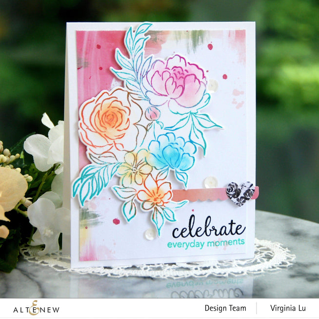 Altenew Stamp & Die Bundle Celebrate Us & Celebrate Today Stamp & Die Bundle