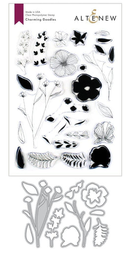 Altenew Stamp & Die Bundle Charming Doodles Stamp & Die Bundle
