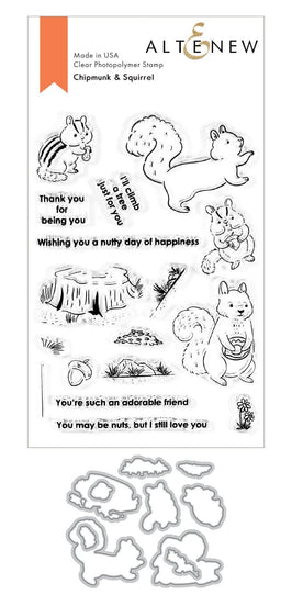 Altenew Stamp & Die Bundle Chipmunk & Squirrel Stamp & Die Bundle