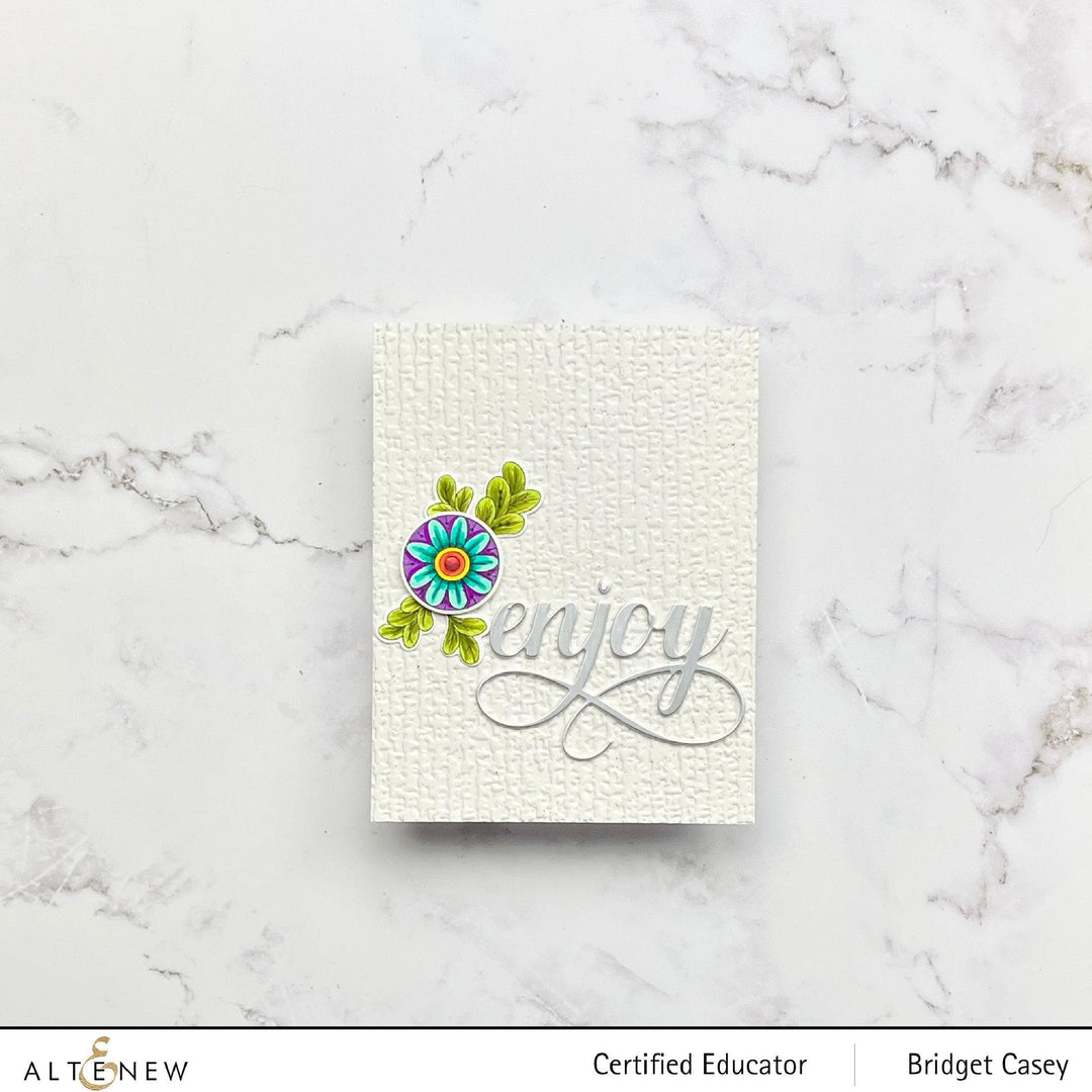Altenew Stamp & Die Bundle Circle and Feathers Stamp & Die Bundle