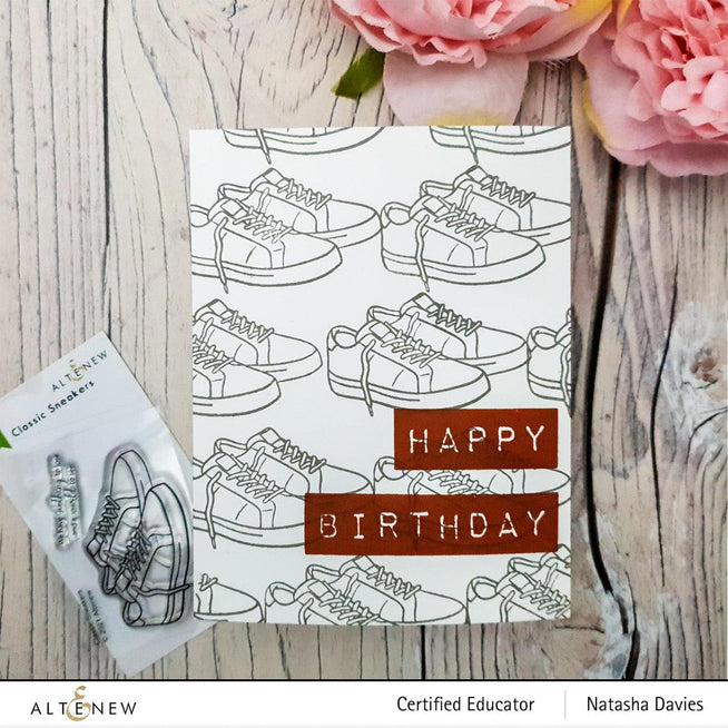 Altenew | Card Making, Scrapbooking & Paper-Crafting Supplies! Stamp & Die Bundle Classic Sneakers Stamp & Die Bundle