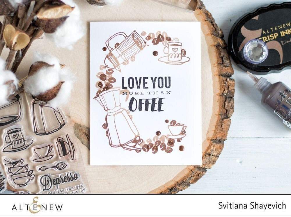 Altenew Stamp & Die Bundle Coffeeholic Stamp & Die Bundle