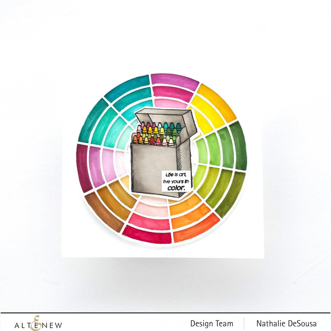 Altenew Stamp & Die Bundle Colorful Crayons Stamp & Die Bundle
