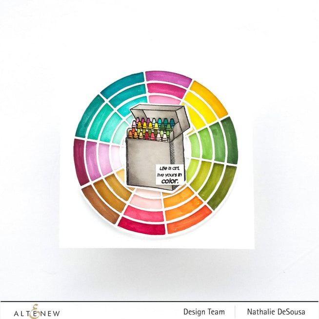 Altenew Stamp & Die Bundle Colorful Crayons Stamp & Die Bundle