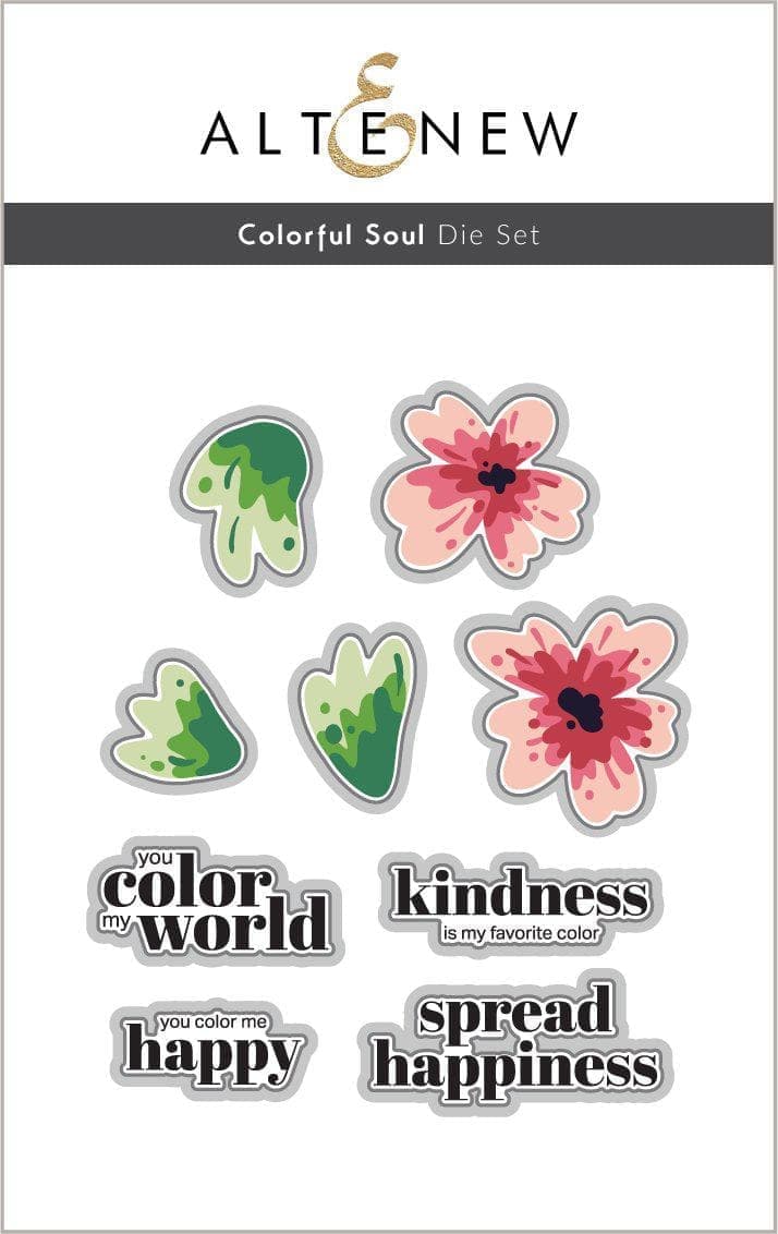 Altenew Stamp & Die Bundle Colorful Soul Stamp & Die Bundle
