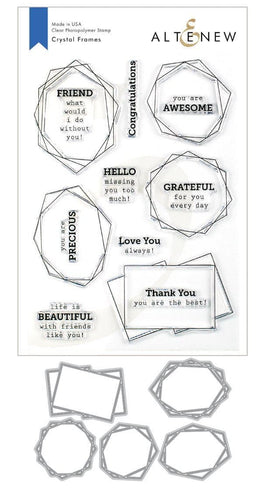 Altenew Stamp & Die Bundle Crystal Frames Stamp & Die Bundle