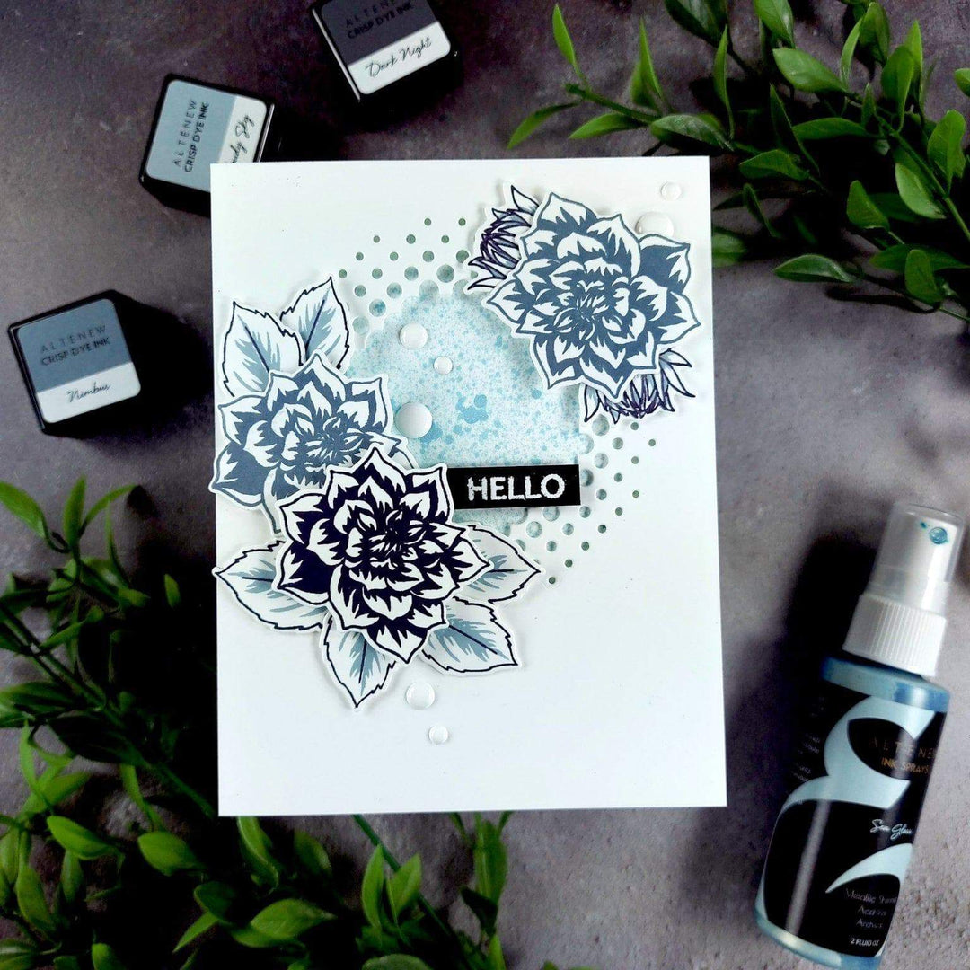 Altenew Stamp & Die Bundle Dahlia Blossoms Add-On Stamp & Die Bundle