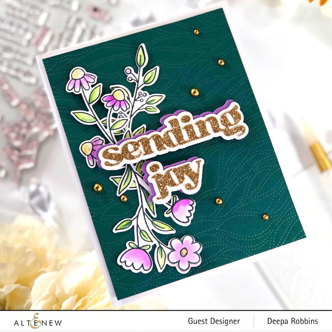 Altenew Stamp & Die Bundle Dainty Flowers