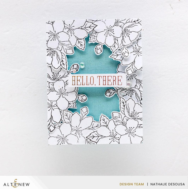 Altenew Stamp & Die Bundle Dazzling Flowers - Japanese Flowering Cherry