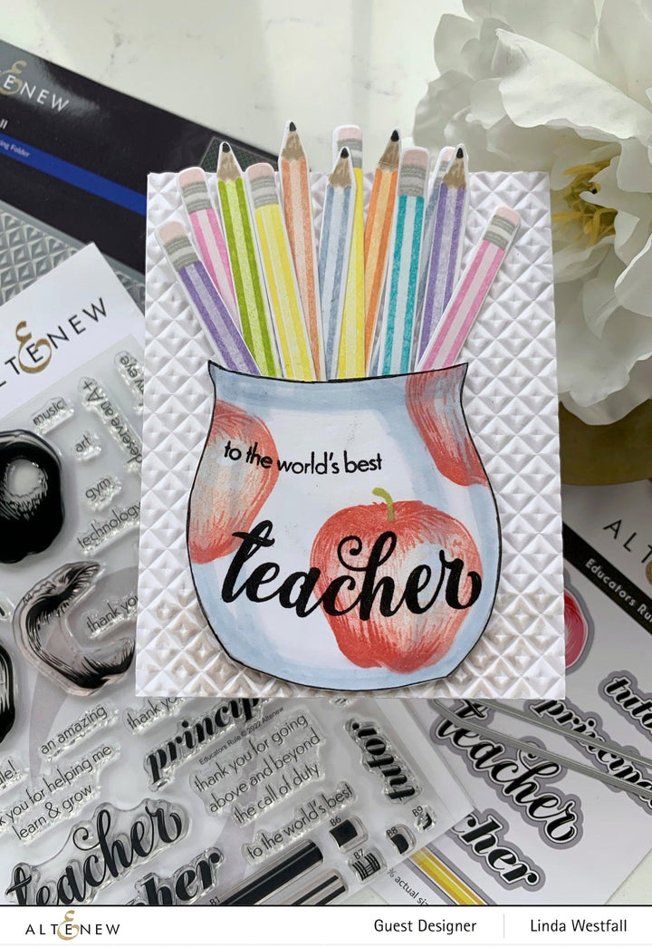Altenew Stamp & Die Bundle Educators Rule Stamp & Die Bundle