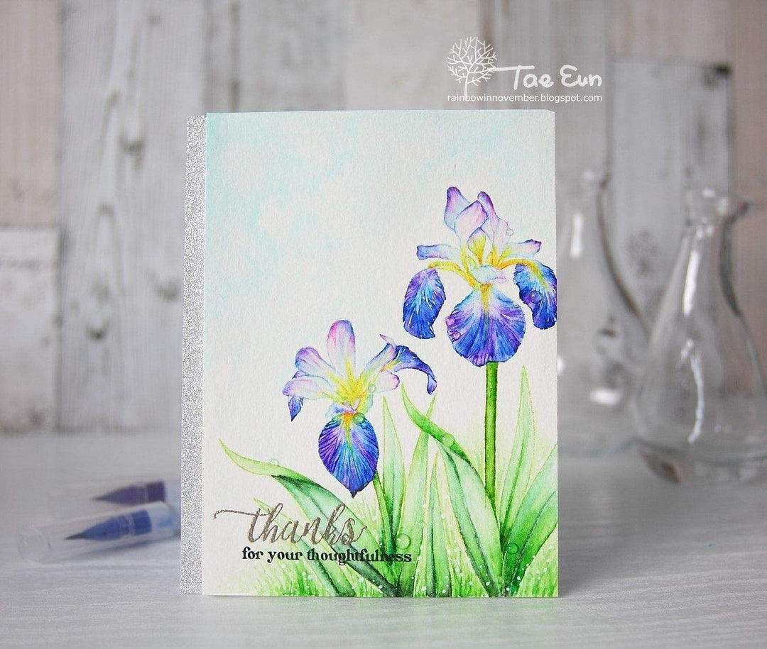 Altenew Stamp & Die Bundle Enchanted Iris Stamp & Die Bundle
