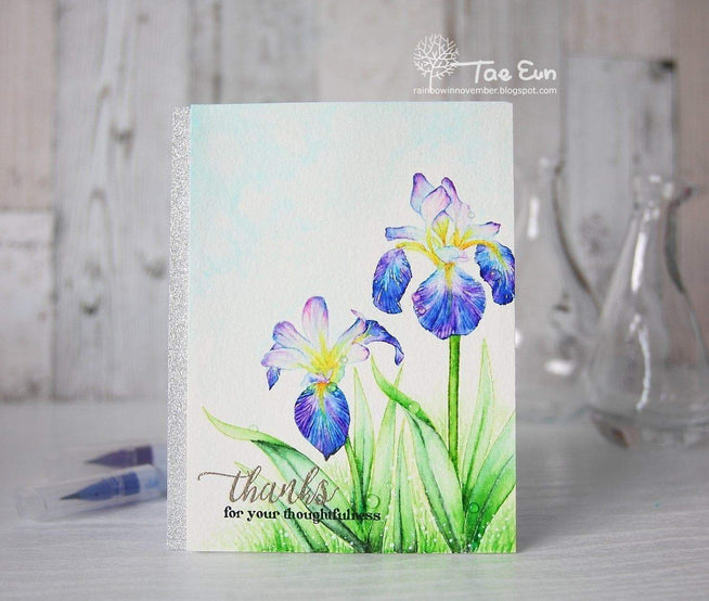 Altenew Stamp & Die Bundle Enchanted Iris Stamp & Die Bundle