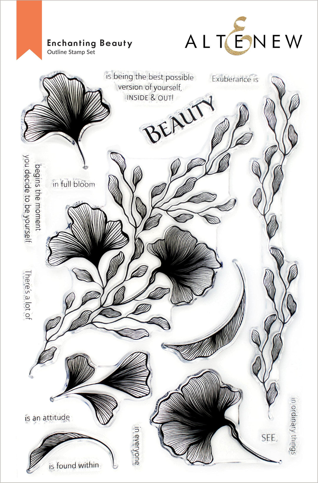 Altenew Stamp & Die Bundle Enchanting Beauty Stamp & Die Bundle