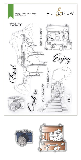 Altenew | Card Making, Scrapbooking & Paper-Crafting Supplies! Stamp & Die Bundle Enjoy Your Journey Stamp & Die Bundle