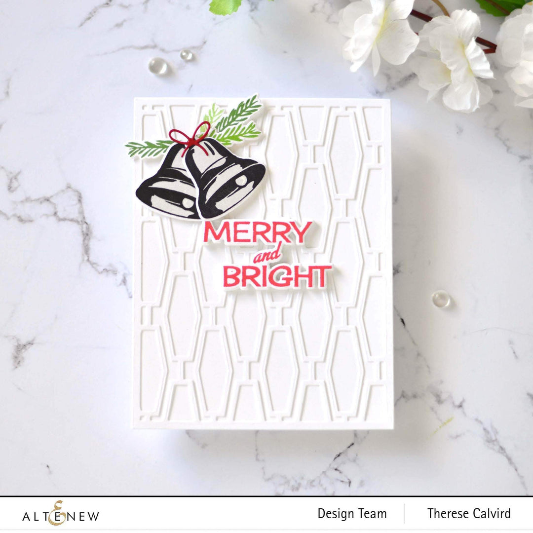 Altenew Stamp & Die Bundle Fan Favorites: Bells and Bows Complete Stamp & Die Bundle
