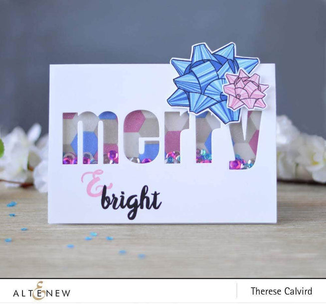Altenew Stamp & Die Bundle Fan Favorites: Bells and Bows Complete Stamp & Die Bundle