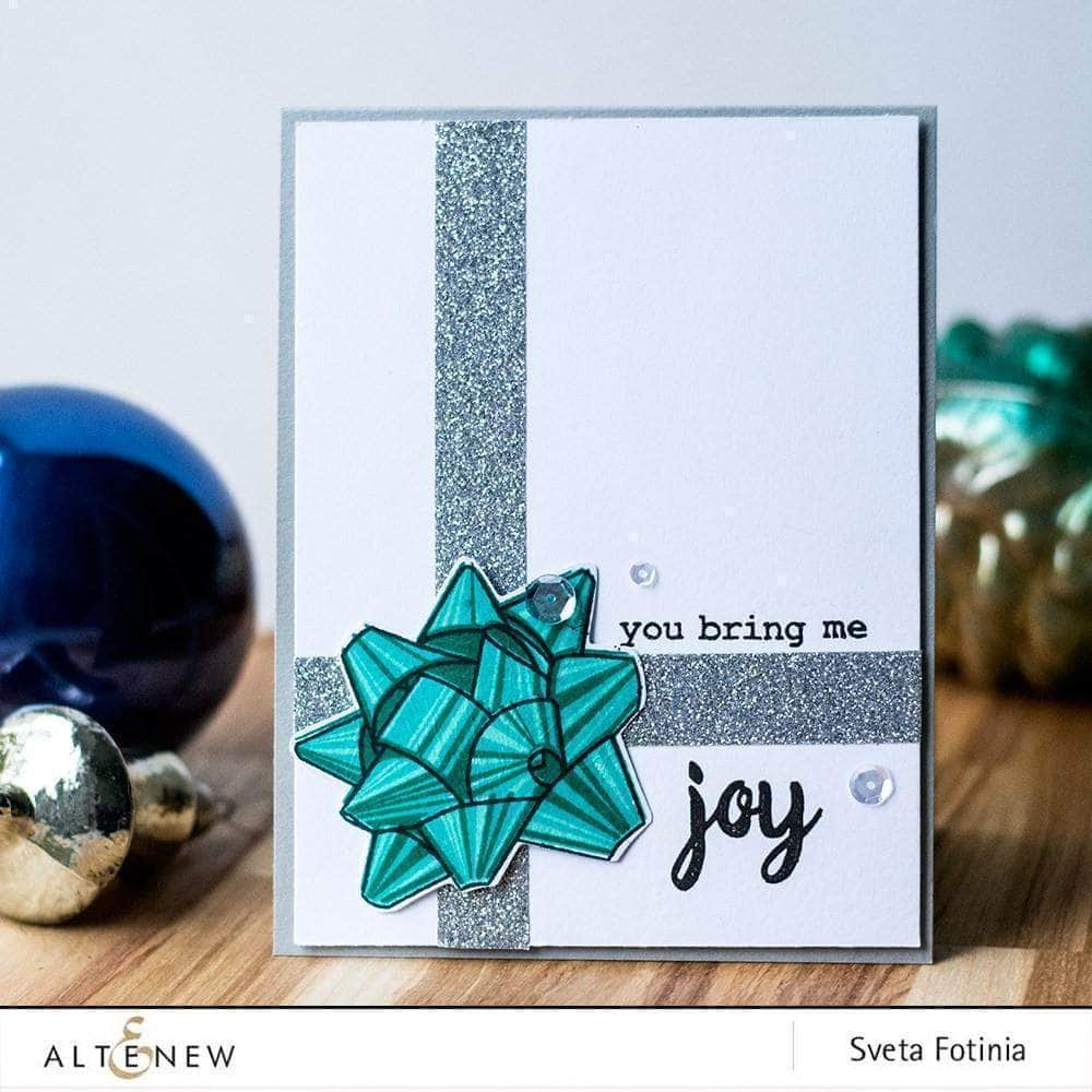 Altenew Stamp & Die Bundle Fan Favorites: Bells and Bows Complete Stamp & Die Bundle