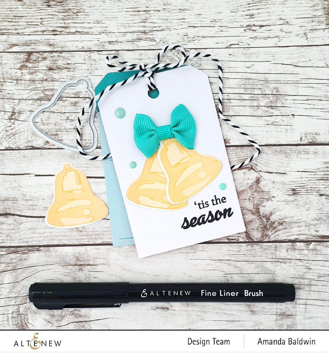 Altenew Stamp & Die Bundle Fan Favorites: Bells and Bows Complete Stamp & Die Bundle