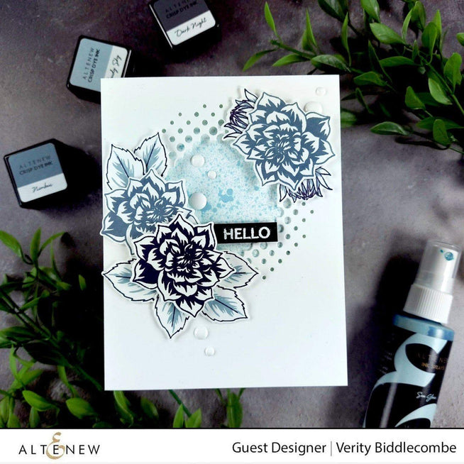 Altenew Stamp & Die Bundle Fan Favorites: Dahlia Blossoms Complete Stamp & Die Bundle