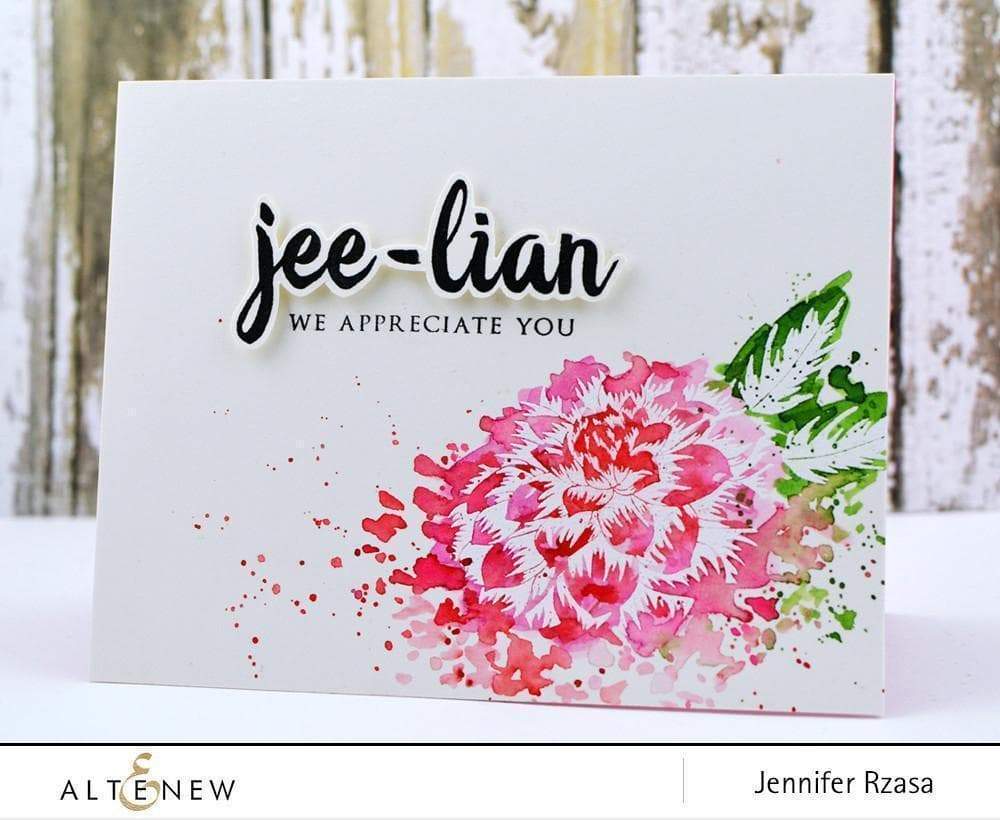 Altenew Stamp & Die Bundle Fan Favorites: Dahlia Blossoms Complete Stamp & Die Bundle