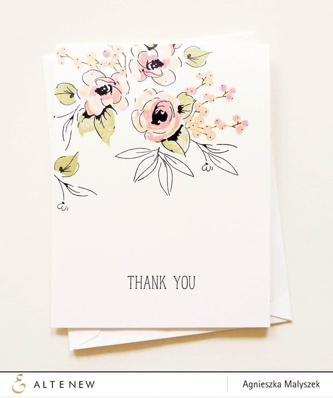 Altenew Stamp & Die Bundle Fan Favorites: Painted Flowers Complete Stamp & Die Bundle