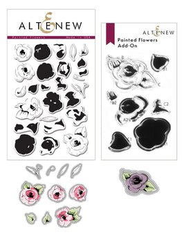 Altenew Stamp & Die Bundle Fan Favorites: Painted Flowers Complete Stamp & Die Bundle