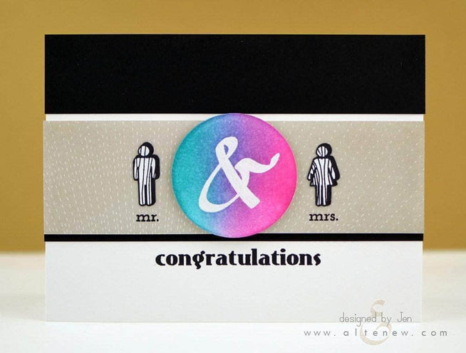 Altenew Stamp & Die Bundle Faux Veneer Stamp & Die Bundle