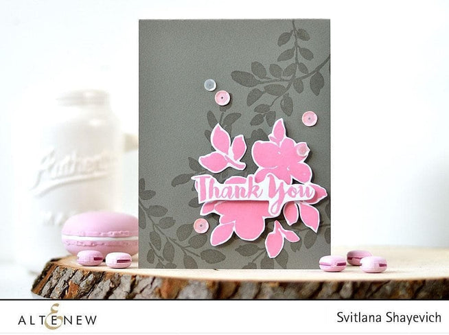 Altenew Stamp & Die Bundle Floral Shadow Stamp & Die Bundle