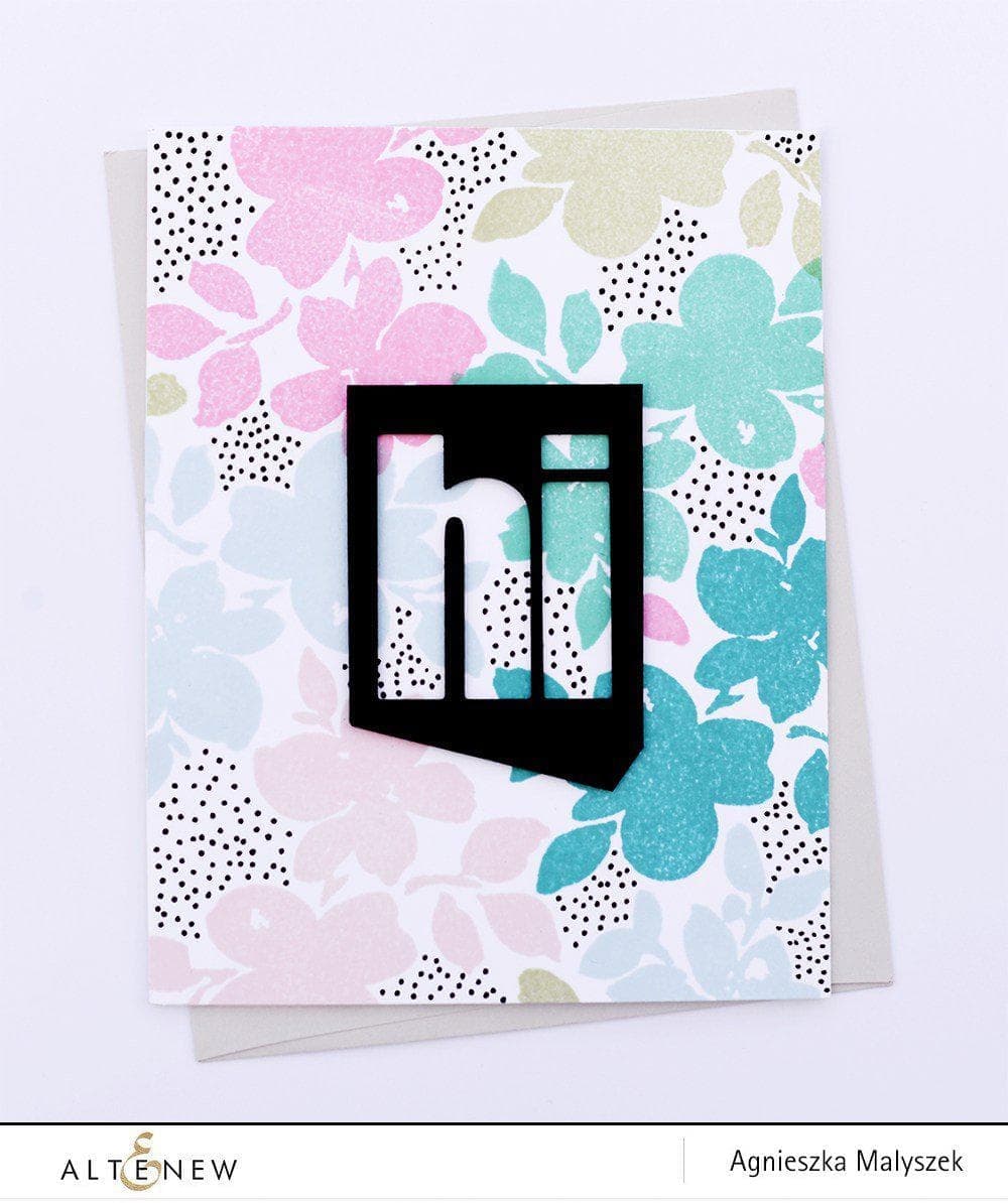 Altenew Stamp & Die Bundle Floral Shadow Stamp & Die Bundle