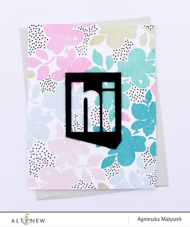 Altenew Stamp & Die Bundle Floral Shadow Stamp & Die Bundle