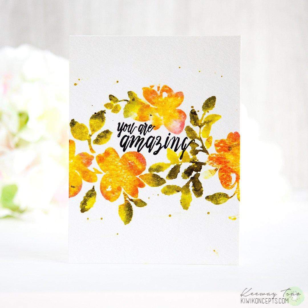 Altenew Stamp & Die Bundle Floral Shadow Stamp & Die Bundle