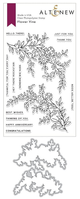 Altenew Stamp & Die Bundle Flower Vine Stamp & Die Bundle