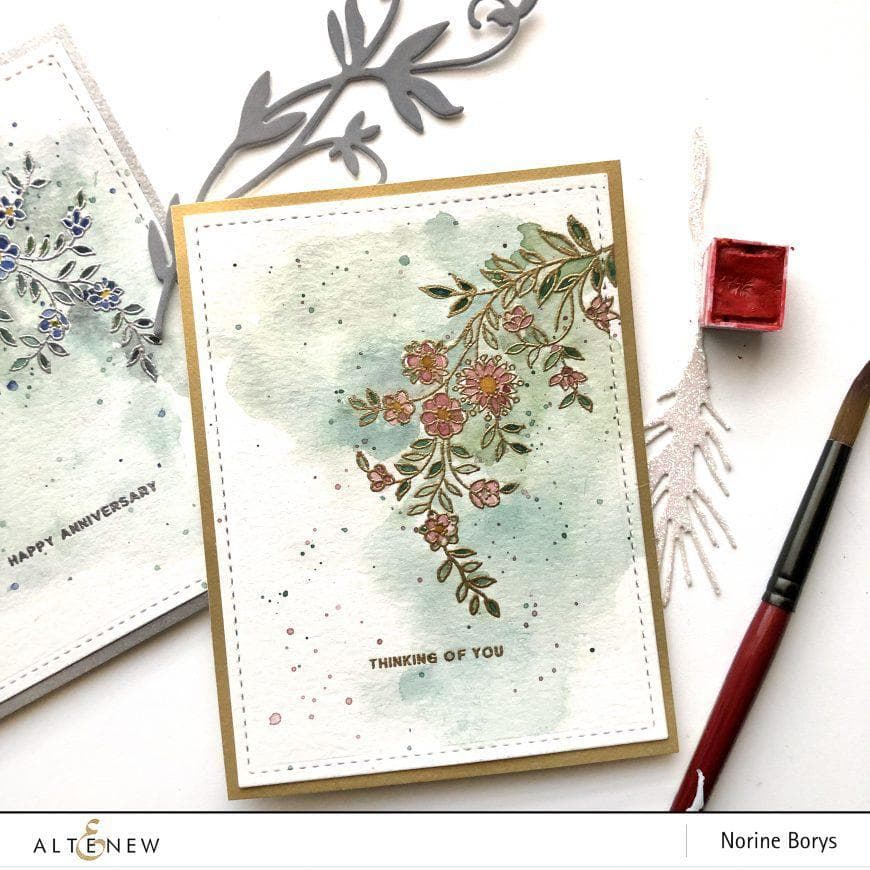Altenew Stamp & Die Bundle Flower Vine Stamp & Die Bundle