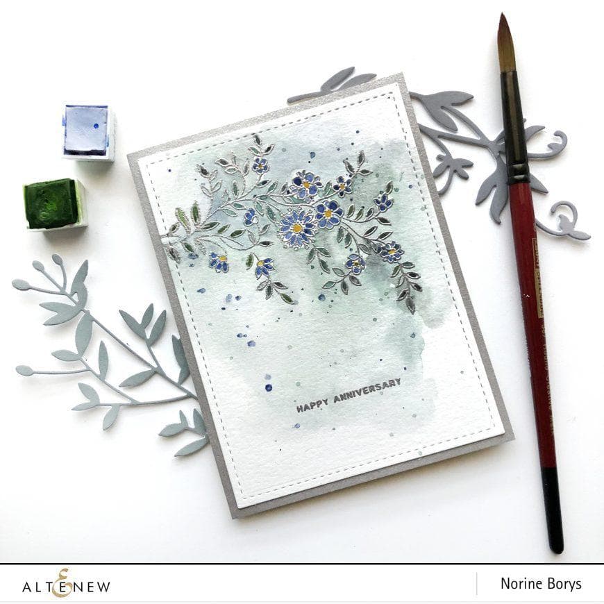 Altenew Stamp & Die Bundle Flower Vine Stamp & Die Bundle