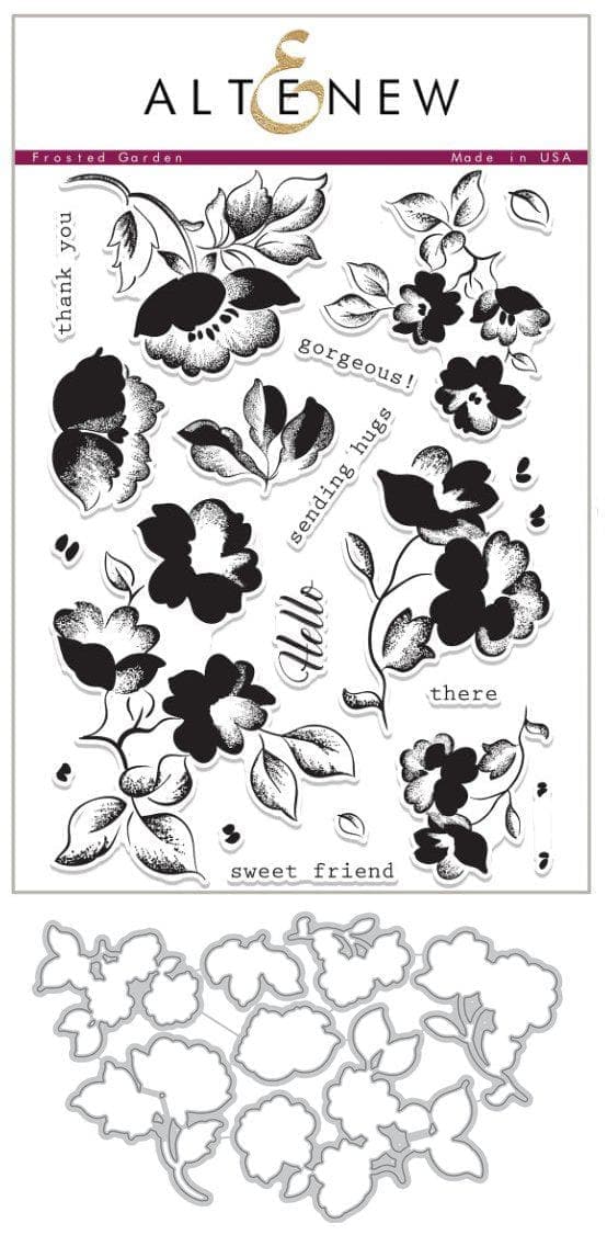 Altenew Stamp & Die Bundle Frosted Garden Stamp & Die Bundle