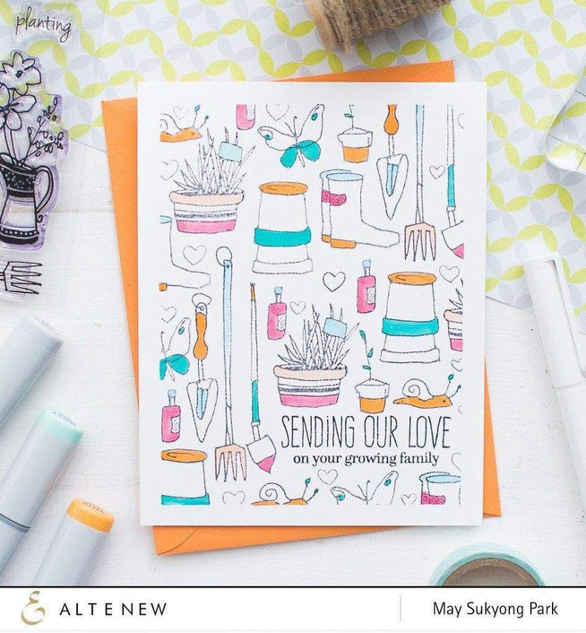 Altenew Stamp & Die Bundle Garden Grow Stamp & Die Bundle