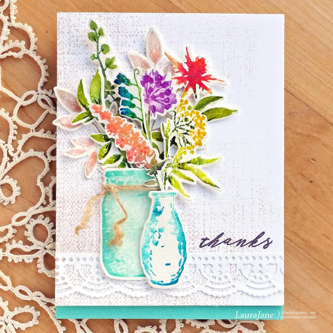 Altenew Stamp & Die Bundle Garden Silhouette Stamp & Die Bundle