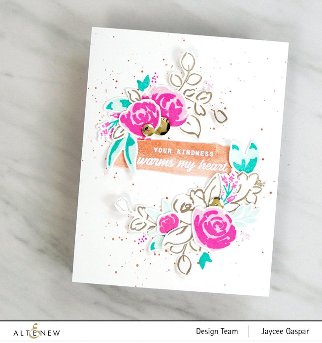 Altenew Stamp & Die Bundle Golden Garden Stamp & Die Bundle
