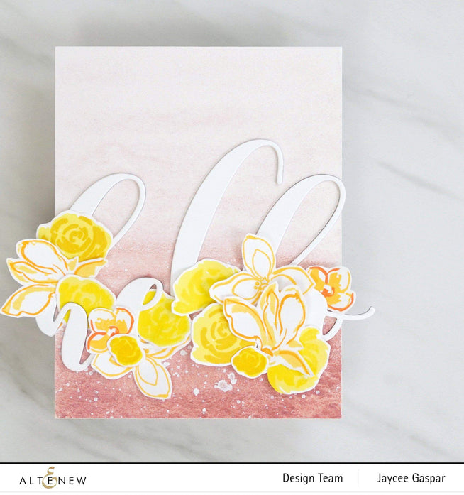 Altenew Stamp & Die Bundle Golden Garden Stamp & Die Bundle