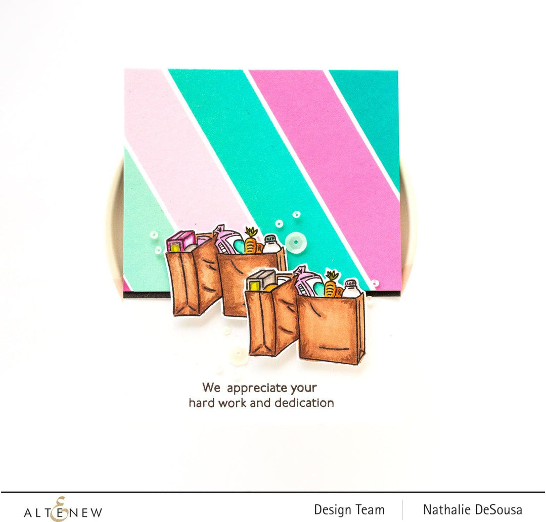 Altenew Stamp & Die Bundle Grocery Heroes Stamp & Die Bundle