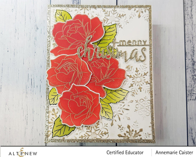 Altenew Stamp & Die Bundle Halftone Holidays Stamp & Die & Christmas Season Die Set Bundle
