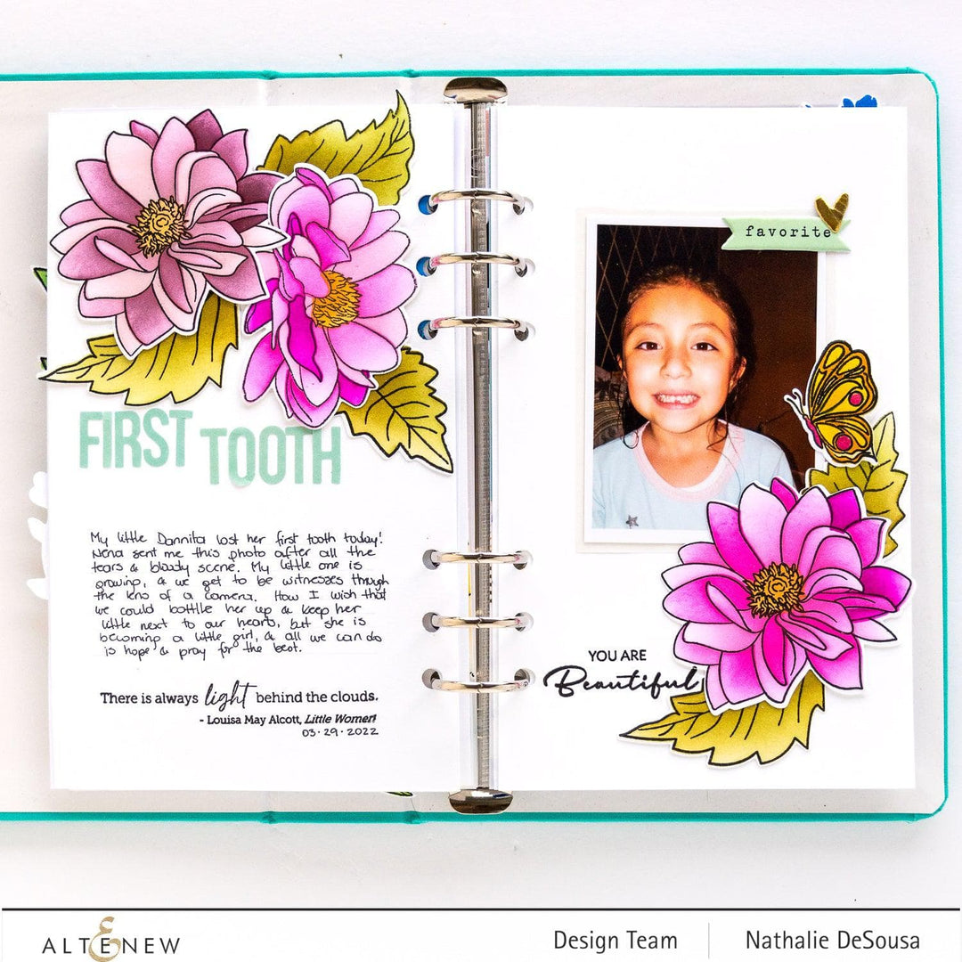 Altenew Stamp & Die Bundle Happy Flowers Stamp & Die Bundle