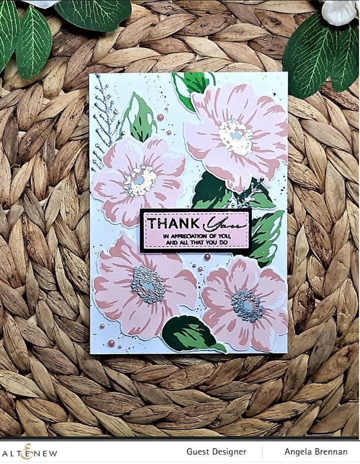 Altenew Stamp & Die Bundle Happy Flowers Stamp & Die Bundle