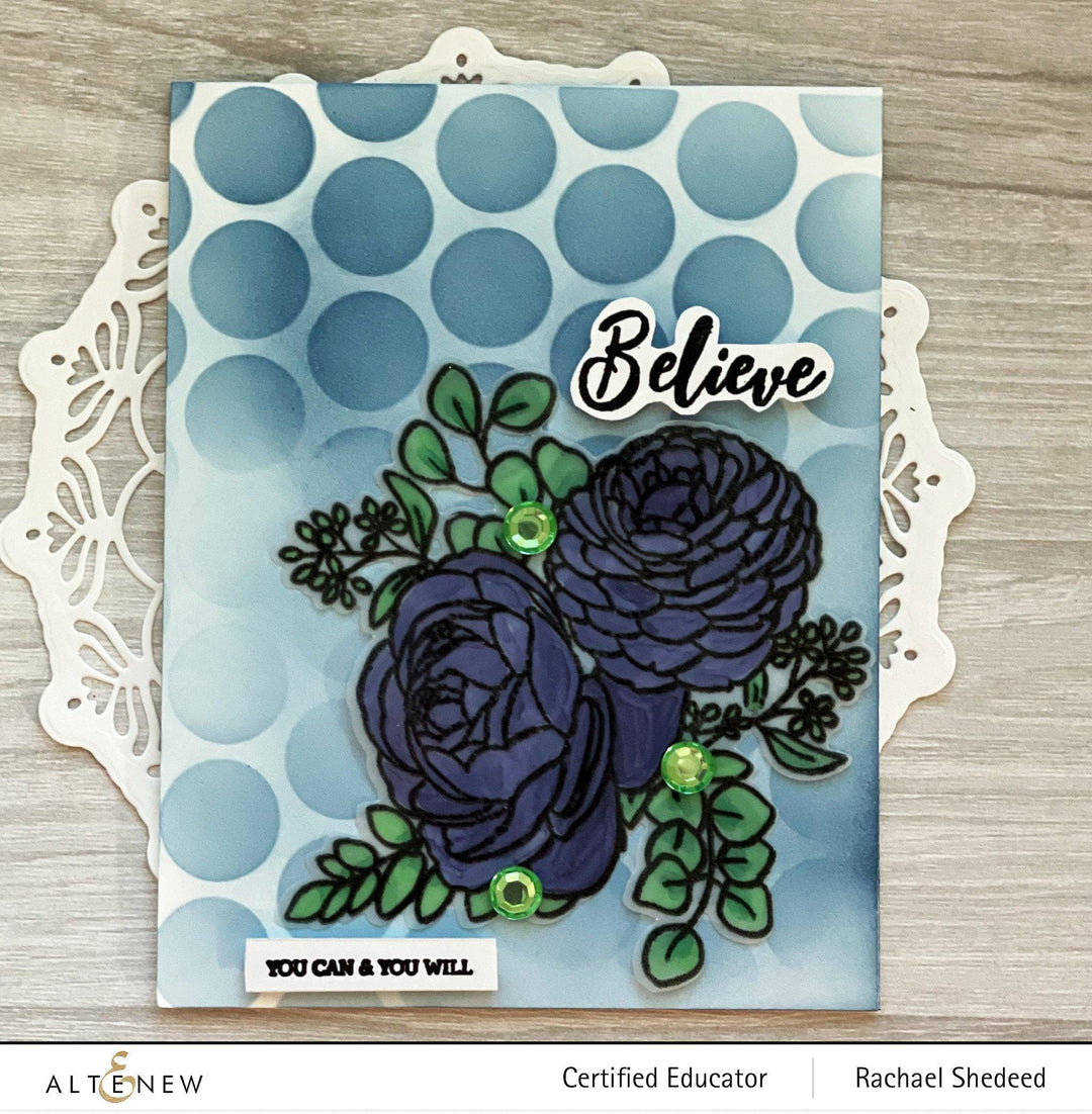 Altenew Stamp & Die Bundle Happy Petals Stamp & Die Bundle