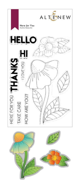 Altenew Stamp & Die Bundle Here for You Stamp & Die Bundle