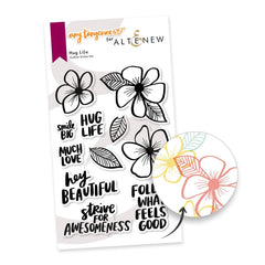 Altenew Stamp & Die Bundle Hug Life
