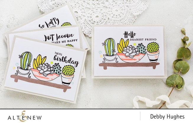 Altenew Stamp & Die Bundle Indoor Garden Stamp & Die Bundle