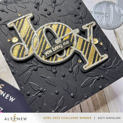 Altenew Stamp & Die Bundle Joyful Greetings
