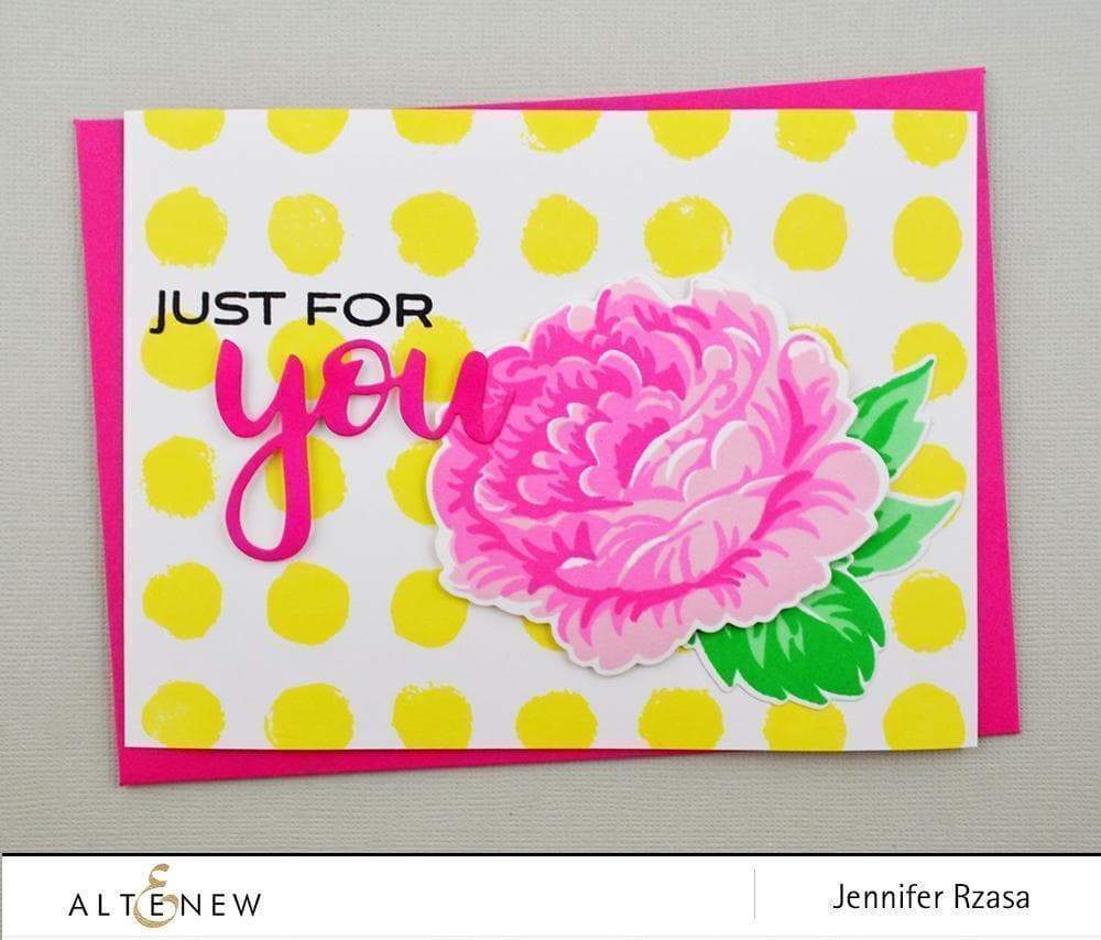Altenew Stamp & Die Bundle Just for You Stamp & Die Bundle